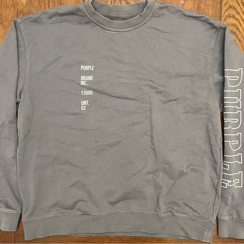 Purple brand men’s Crewneck